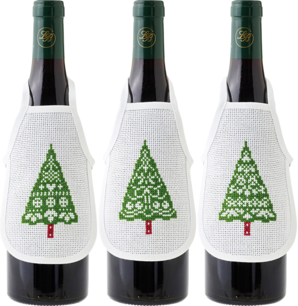 Kit de Bordado Árboles de Navidad 10 x 15 cm