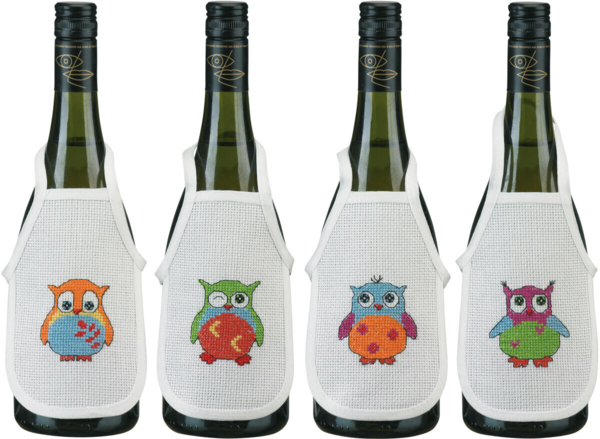 Kit de Bordado Búhos 10 x 15 cm