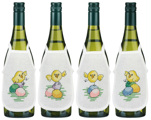 Kit de bordado Pollitos de Pascua 10 x 15 cm