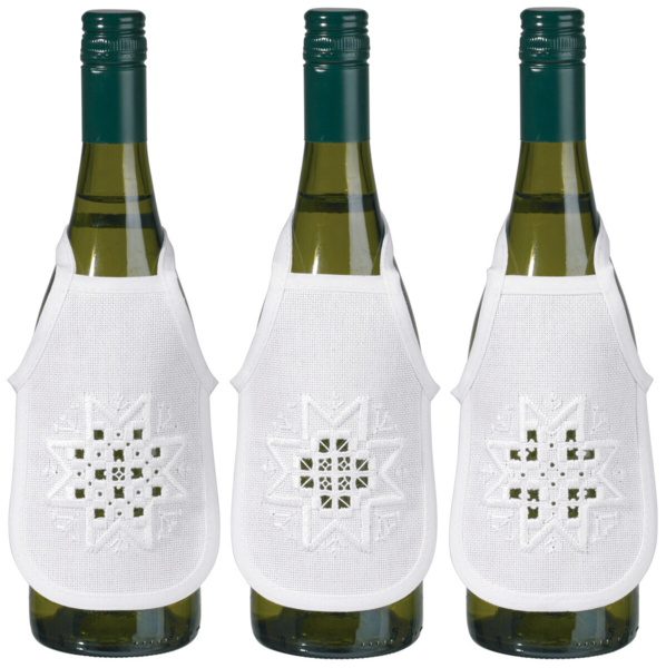 Kit de bordado Hardanger estrella 3 uds 10 x 15 cm