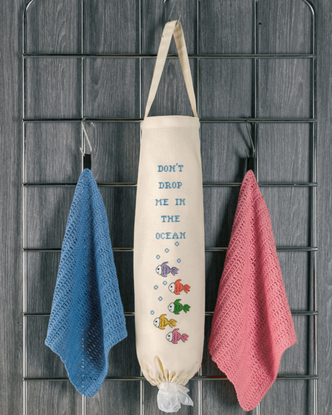 Kit de bordado Bolsa para bolsas pez 19 x 50 cm