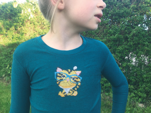 Kit de Bordado Tigre 7 x 9 cm