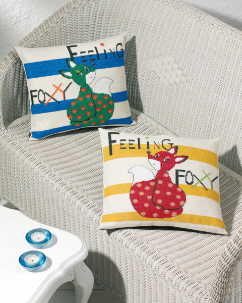 Kit de bordado Feeling Foxy 40 x 35 cm