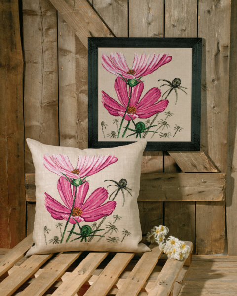 Kit de Bordado Margarita 60 x 60 cm