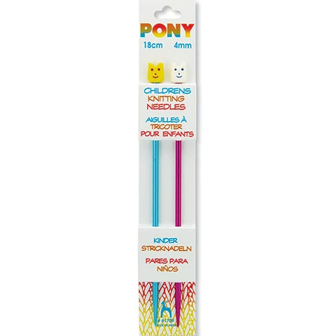 Pony Juego de tejer para niños, 18 cm