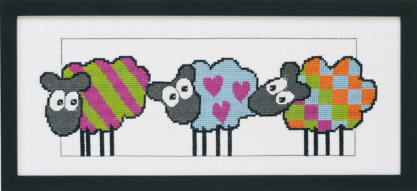 Kit de Bordado Oveja R5496 36 x 15 cm