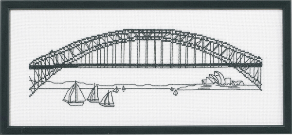 Kit de bordado Harbour Bridge 5496 36 x 15 cm