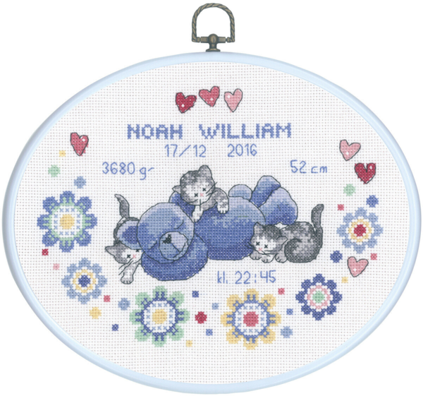 Kit de bordado Noah William M5958/03 20 x 26 cm