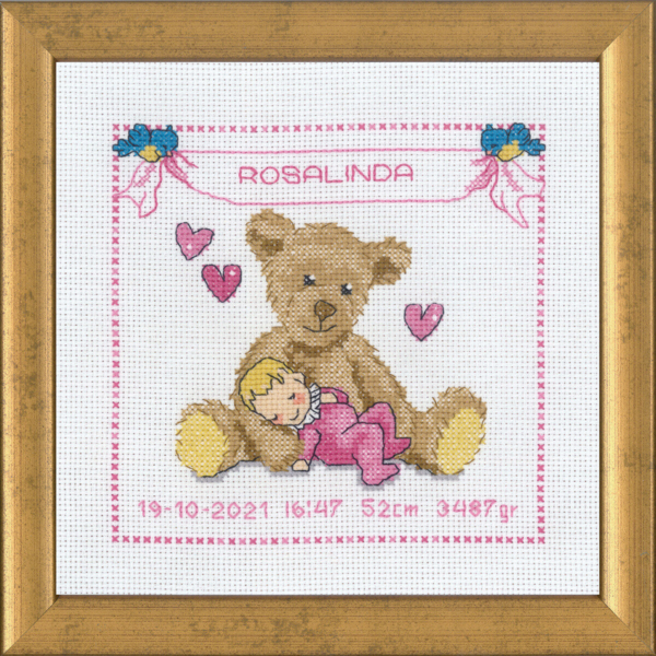 Kit de Bordado Rosalinda R5500 19 x 19 cm