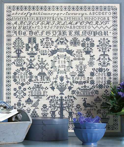 Kit de Bordado Paño de Nombres 55 x 58 cm