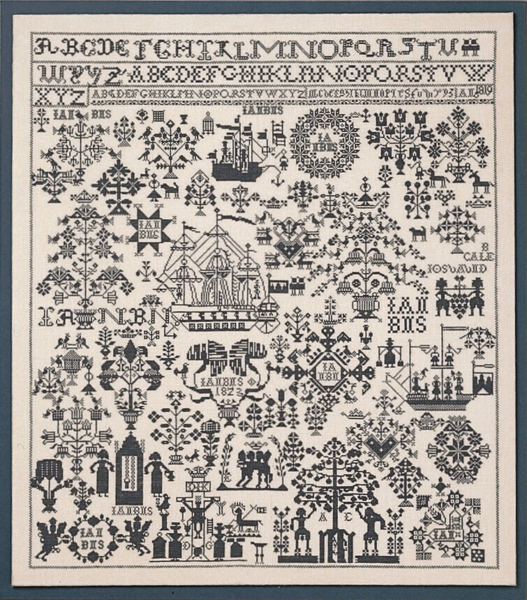 Kit de Bordado Paño de Nombres 65 x 72 cm