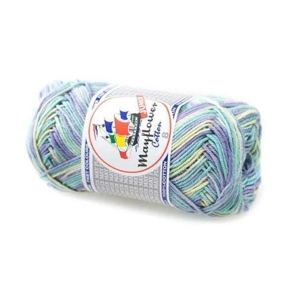 Mayflower Cotton 8/4 PRINT Junior 1503 Escarcha