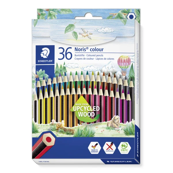 STAEDTLER Noris Club 185 Lápices de colores 36 piezas – Imagen principal cerrado