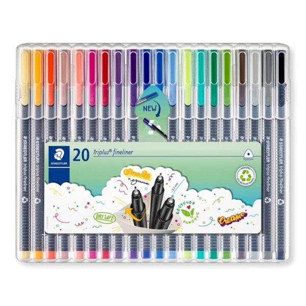 STAEDTLER Triplus fineliner 334 Rotuladores, 20 piezas