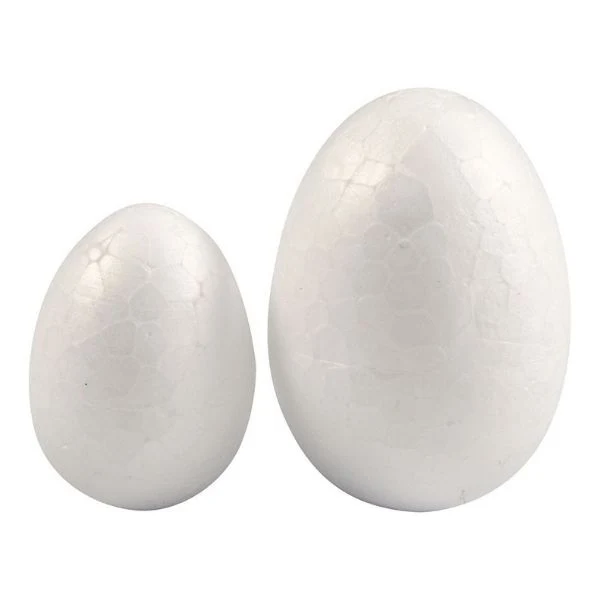Huevos de espuma de poliestireno, 10 piezas