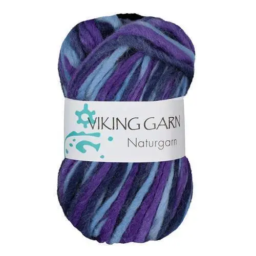 Viking Naturgarn 670 Multi turquesa/morado