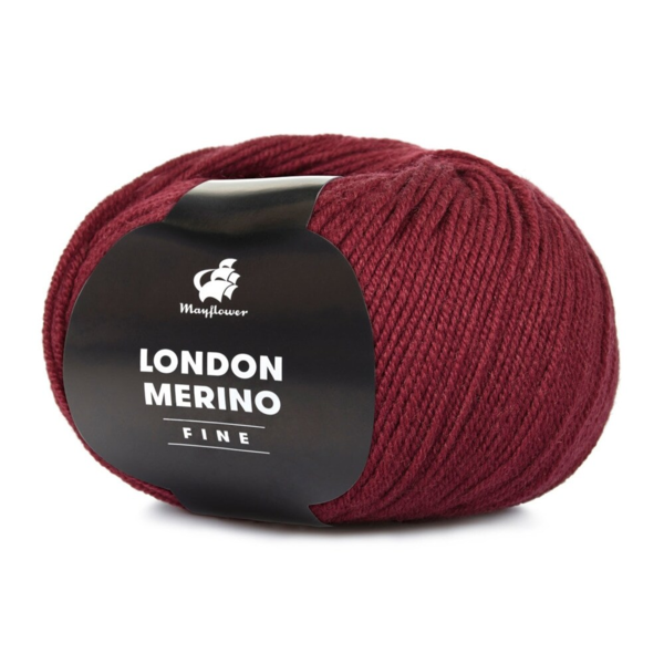 Mayflower London Merino Fine 016 Cereza oscuro