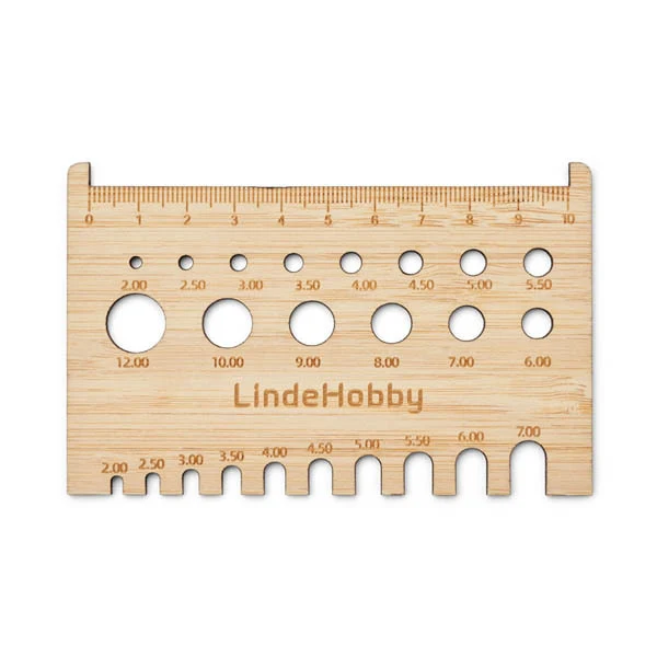 LindeHobby Medidor de agujas y ganchillos