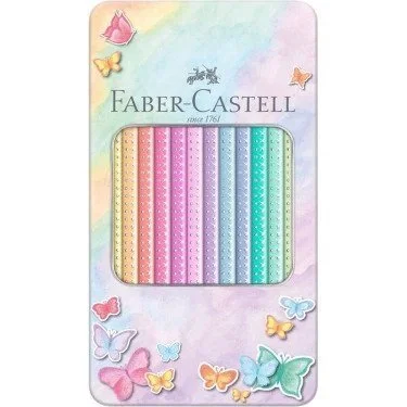 Faber-Castell, Lápices de Colores Pastel Sparkle, paquete de 12