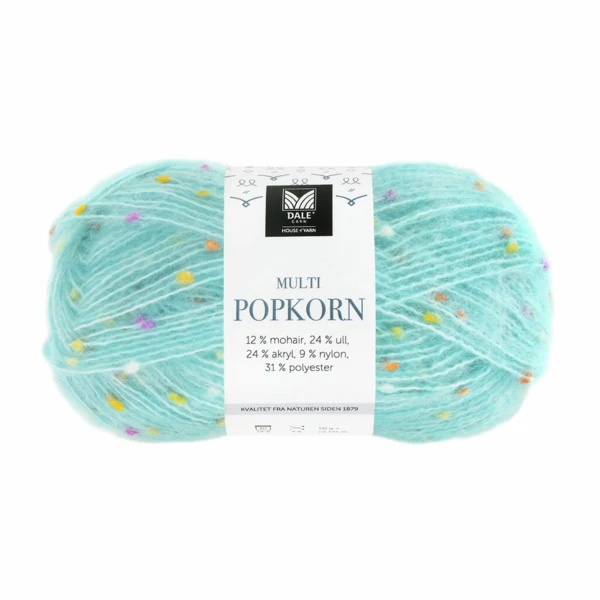 Gjestal Multi Popkorn 507 Turquesa claro