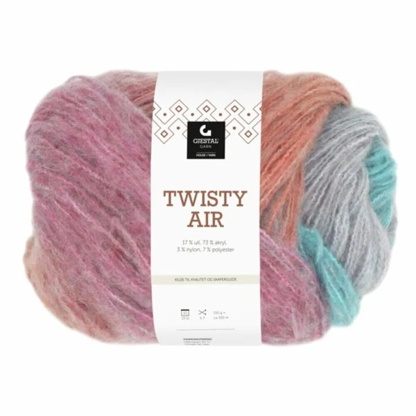 Gjestal Twisty Air 9107 Flamenco/turquesa estampado