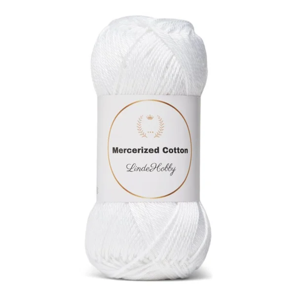 LindeHobby Mercerized Cotton 2 Blanco