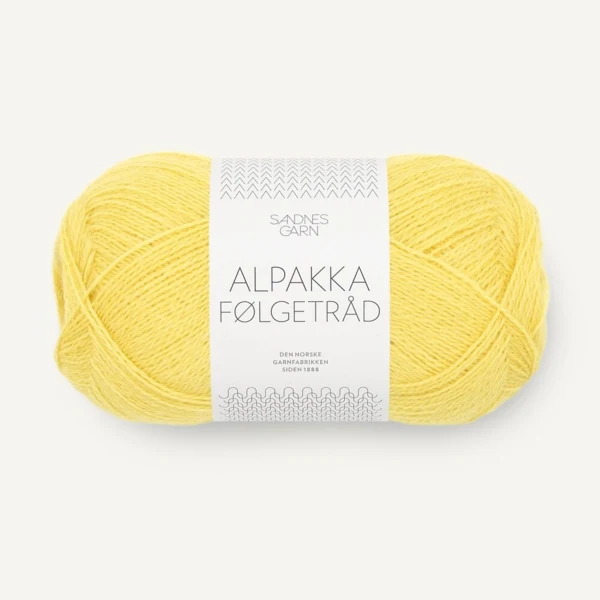 Sandnes Alpakka Følgetråd 9004 Limón