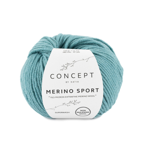 Katia Concept Merino Sport 052 Gris azulado