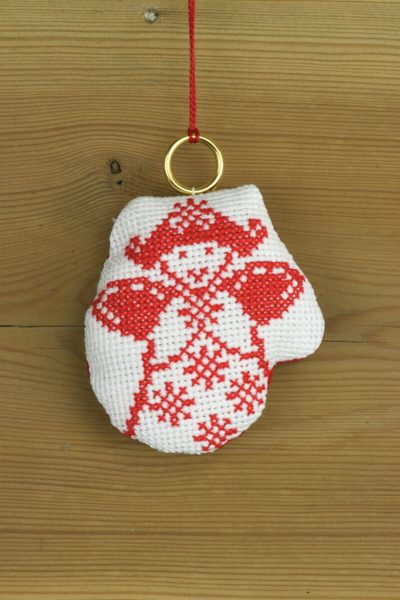 Kit de bordado Guante c/ángel 8 x 8 cm