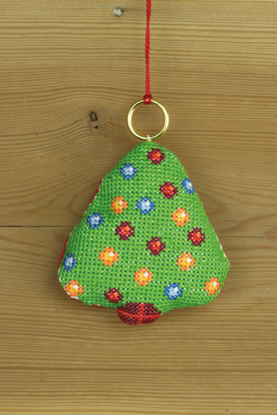 Kit de bordado Árbol de Navidad 8 x 8 cm