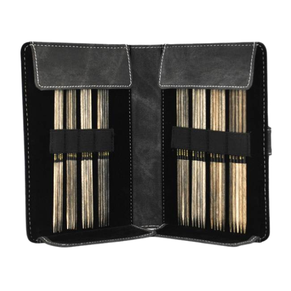 LYKKE Juego de Agujas de Doble Punta Driftwood, Gris, 15 cm (2.00-3.75 mm)