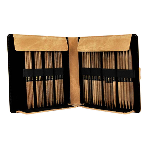 LYKKE Set de Agujas de Doble Punta Umber, Tan, 15 cm (4.00-9.00 mm)