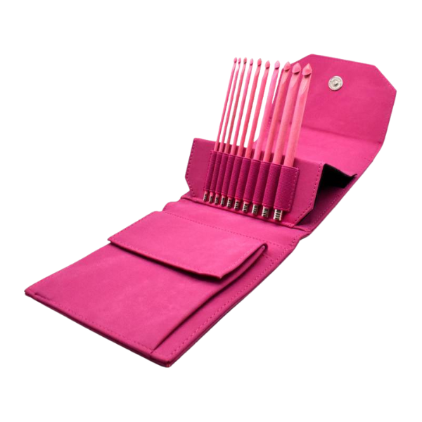 LYKKE Set de Ganchillos Blush, Fucsia, 15 cm