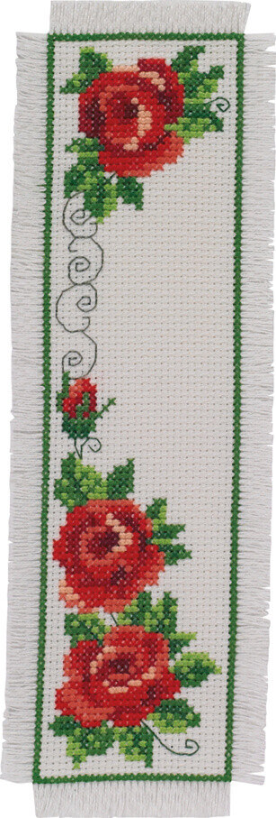 Kit de bordado Rosas 7 x 22 cm