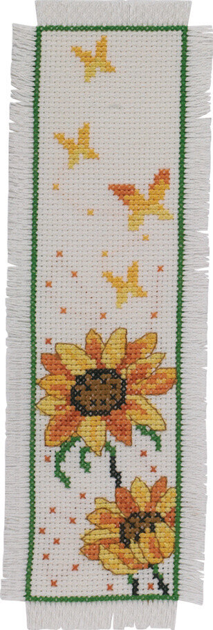 Kit de Bordado Girasoles 7 x 22 cm