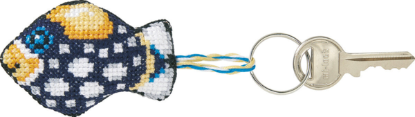 Kit de bordado Pez payaso gatillo 7 x 5 cm