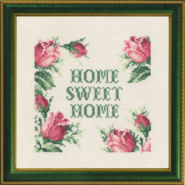 Kit de bordado Home sweet home 5420/01 20x20 cm