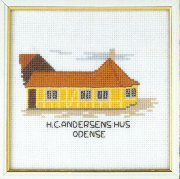 Kit de bordado Casa de H.C. Andersen 15 x 15 cm
