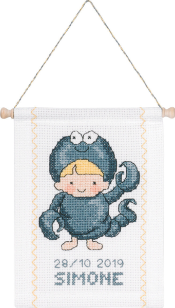 Kit de Bordado Escorpión B5129/18 18 x 25 cm