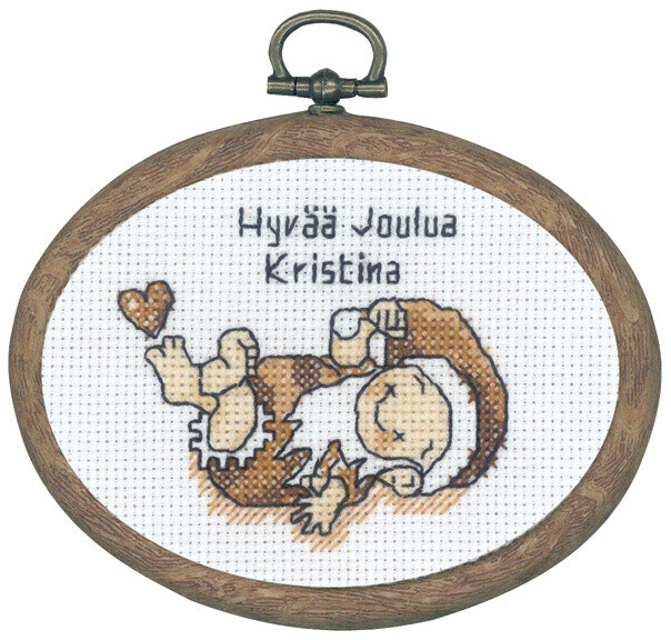 Kit de bordado Duende acostado m/5961/60 9 x 7 cm