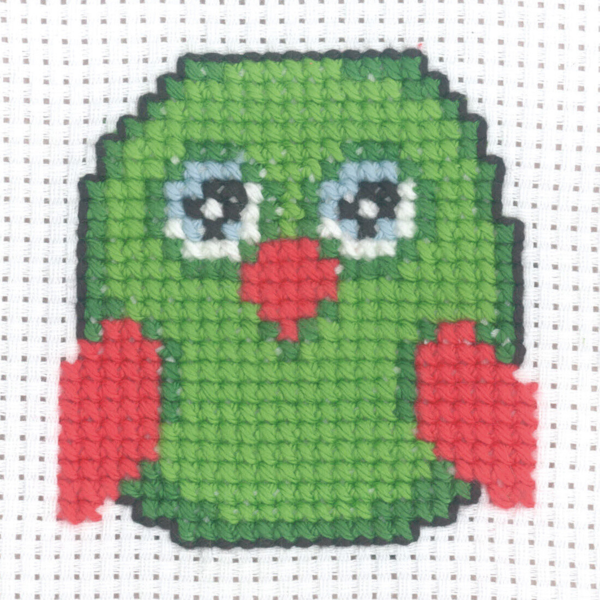 Kit de Bordado Búho 8 x 8 cm