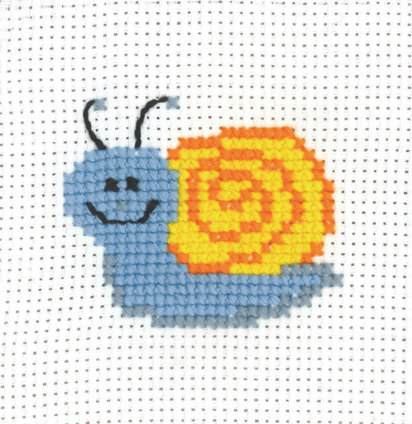 Kit de bordado MFK Caracol 8 x 8 cm