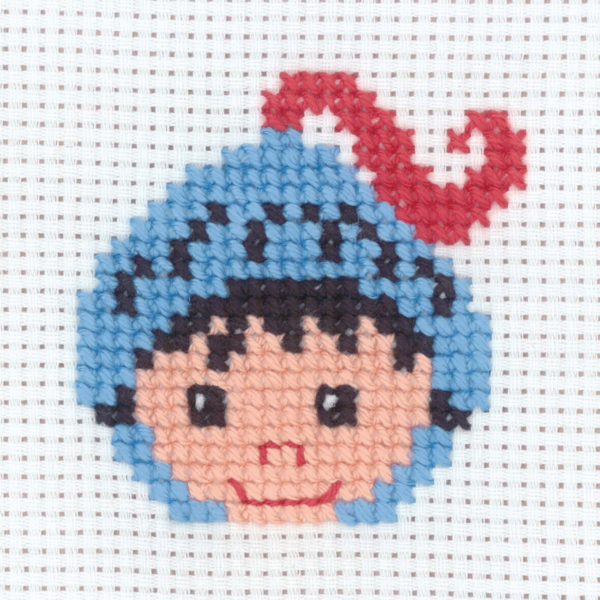 Kit de Bordado Caballero 8 x 8 cm