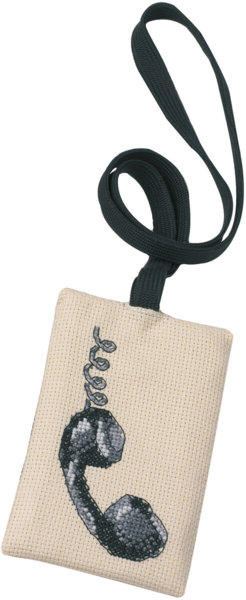 Kit de Bordado Teléfono 8 x 13 cm