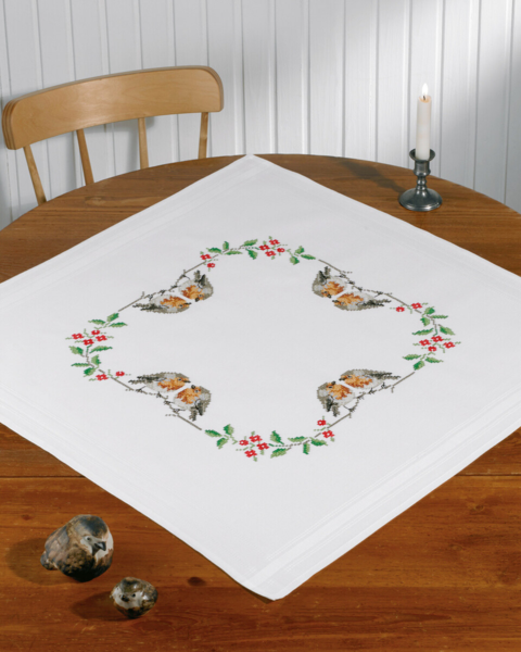 Kit de bordado Pájaros 80 x 80 cm