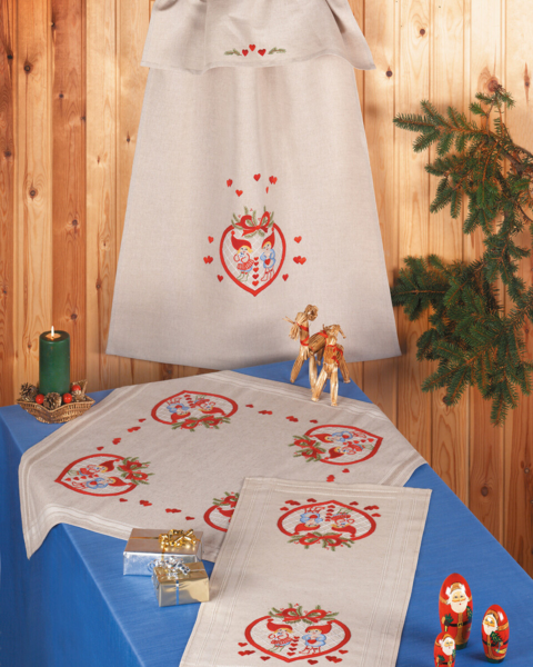 Kit de bordado Duende en corazón