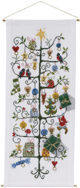 Kit de Bordado Árbol de Navidad 30 x 71 cm R5205/30