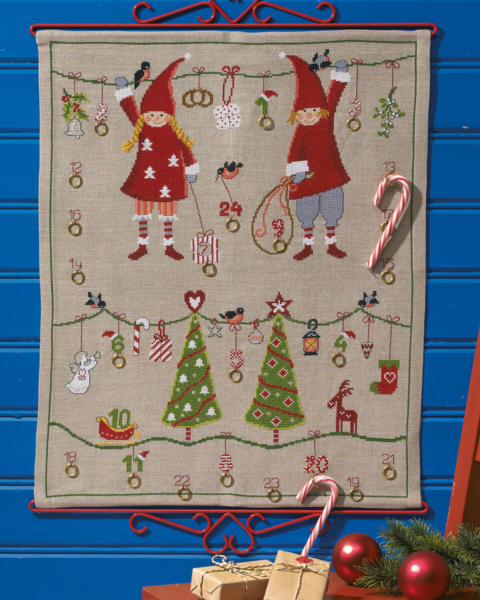 Kit de bordado Duendes modernos 5125/48 48 x 58 cm