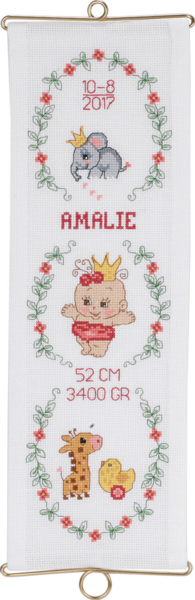 Kit de Bordado Amalie m/5188/14 14 x 42 cm