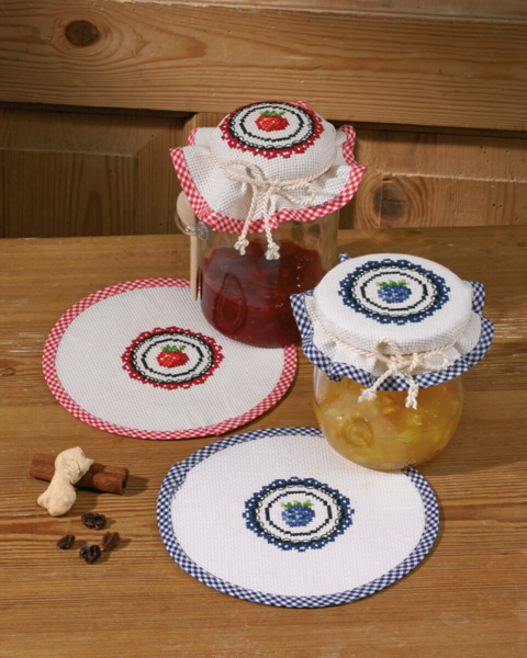 Kit de Bordado Mora 2 uds 16 cm Ø